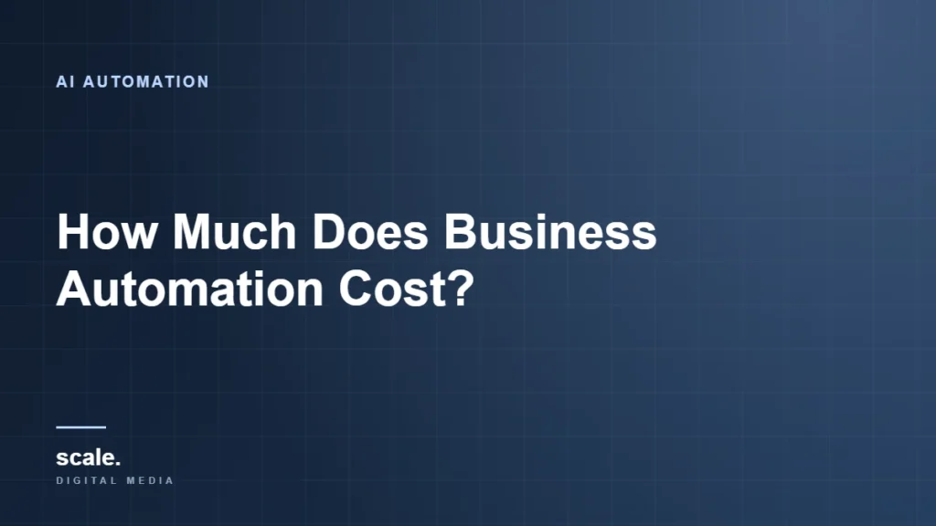 How Much Does Business Automation Cost?